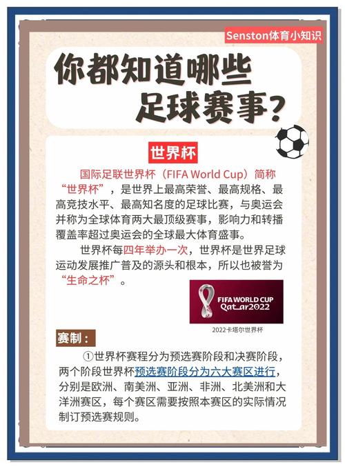 足球比赛都有哪些赛事?从世界杯到顶级联赛全知道