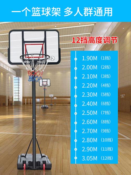 标准篮球架高度3.05米？儿童青少年篮球架高度是多少？