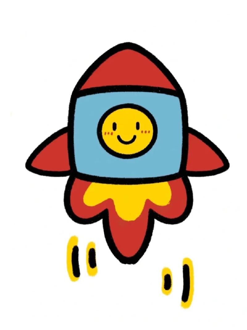 航天火箭怎么画？简单易学的火箭简笔画教程