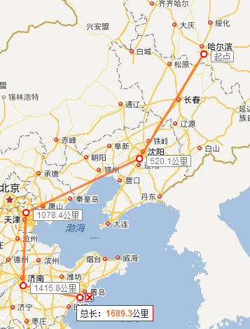 青岛到天津的距离是多少公里？多种交通方式对比分析