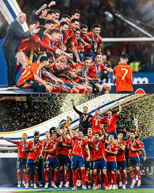 欧洲杯决赛：西班牙夺冠！英格兰遗憾落败