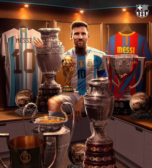 年度最佳中场花落梅西,实至名归!