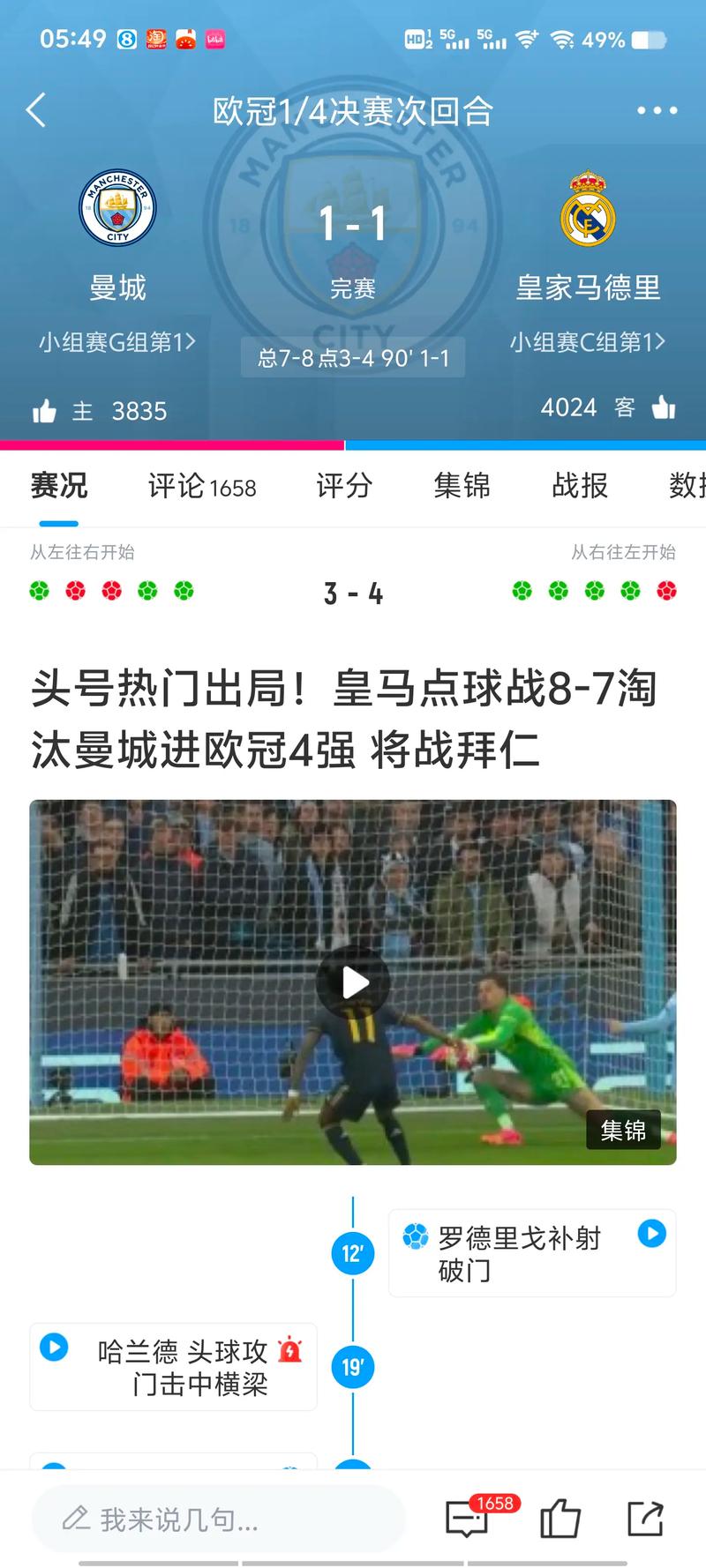 重磅!曼联对阵马竞比赛结果出炉,马竞1-0赢下比赛!