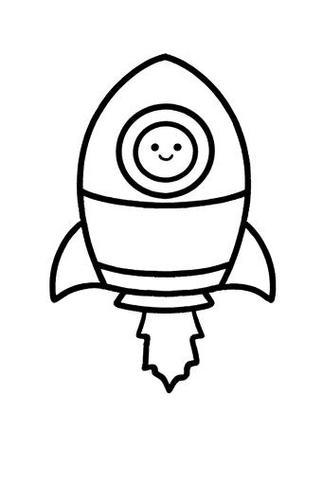 航空火箭绘画步骤详解，小白也能学会