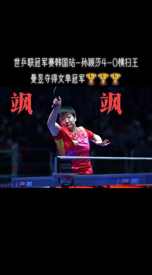 王曼昱和孙颖莎比赛结果如何?冠军花落谁家?