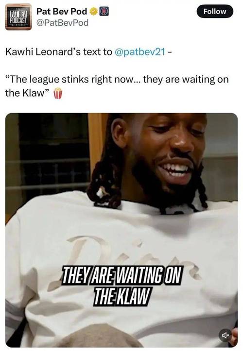 揭秘伦纳德伤病真相：这到底是什么伤？会影响多久？