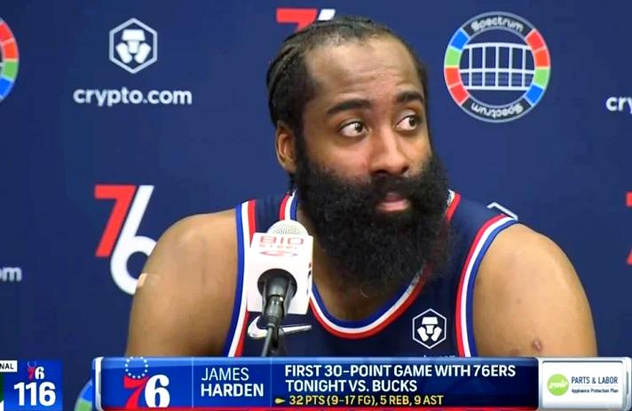 76人队怎么了？哈登续约问题，球队未来堪忧