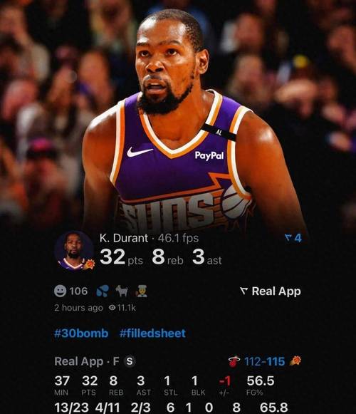 杜兰特多大年龄？36岁杜兰特依然闪耀赛场！