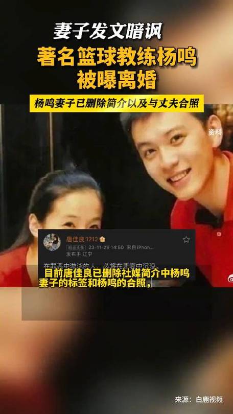 杨鸣老婆是谁?揭秘杨鸣与唐佳良的婚姻真相