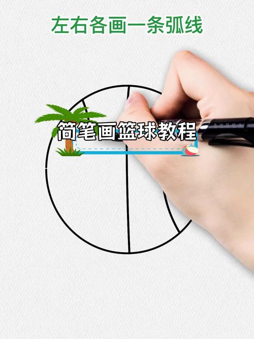 手把手教你画篮球网：最简单的篮球网绘画教程