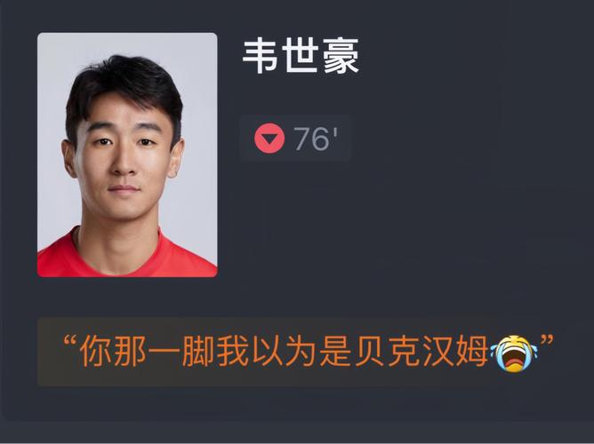 韦世豪赛后致歉引发热议大家都咋评价这个行为